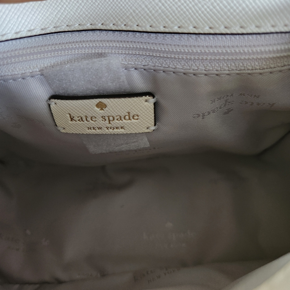 Kate Spade Cream Reegan Saffiano Leather Top handle tote, 6pc Set NWT - Picture 13 of 15